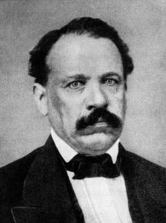 Melchior Josef Martin Knüsel (1813-1889) war der erste Luzerner Bundesrat – er politisierte für die liberal-radikale Fraktion, der heutigen FDP. Knüsel war von 1855 bis 1875 Mitglied der Landesregierung. (Bild: Archiv Keystone)