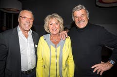 Musiker Kurt Oberländer, Brigitte Fröhli und Unternehmer Hausi Leutenegger.