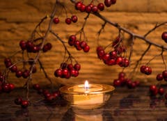 Ein Lichtlein zum 1.Advent. (Bild: Priska Ziswiler (28. November 2018))