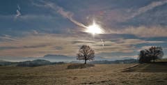 November-Stimmung in Stettenbach. (Bild: André Egli (Grosswangen, 2. November 2018))