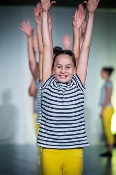 Auch die jüngeren Mitglieder der Gymnastik-Gruppe begeisterten das Publikum.(Bild: Andrea Stalder)