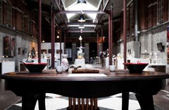 Blick in das alte Schlachhaus von Malmö, in dem sich das «Disgusting Food Museum» befindet.