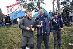 Die Bechergewinner der Sektion Luzern: Erwin Emmenegger (links) und Markus Musi. (Bild: Urs Hanhart, 7. November 2018)