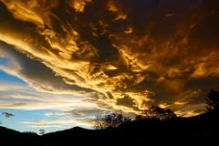 Abendliche Herbststimmung in Altstätten. (Bild: Ruedi Dörig)