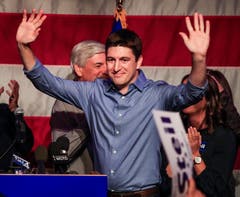 Paul Ryan wird als Anführer der republikanischen Fraktion im Repräsentantenhaus auf Ende Jahr zurücktreten. (Bild: EPA/Tannen Maury, Burlington, 6. November 2018)