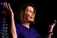 Die Führerin der Demokraten, Nancy Pelosi aus Kalifornien, ist zurück im Rampenlicht als «Madam Speaker». (Bild: AP/Jacquelyn Martin, Washington, 6. November 2018)