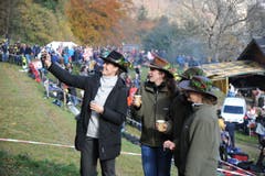 Erinnerungen wurden elektronisch festgehalten. (Bild: Urs Hanhart, 7. November 2018)