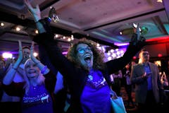 Die Freude bei den Demokraten ist gross. (Bild: AP/Jacquelyn Martin, Washington, 6. November 2018)
