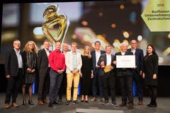 Alle sechs Finalisten anlässlich der feierlichen Preisverleihung in der Viscosistadt.
