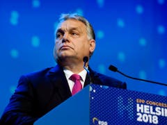 Zwar hielt sich am Donnerstag der ungarische Ministerpräsident Viktor Orban etwas zurück, doch erneut forderte er eine restriktivere Migrationspolitik in der EU. (Bild: KEYSTONE/AP Lehtikuva/MARKKU ULANDER)