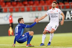 Pascal Schürpf im Spiel gegen den FC Sion. (KEYSTONE/Cyril Zingaro)