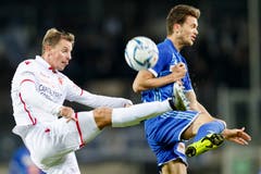 Shkelqim Demhasaj im Spiel gegen den FC Sion. (KEYSTONE/Cyril Zingaro)