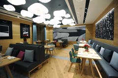 Das Restaurant «Spun». (Bild: Urs Hanhart (Andermatt, 11. Dezember 2018))
