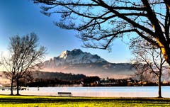 Es liegt wie etwas Winter in der Luft. (Bild: Walter Buholzer (Luzern, 12. Dezember 2018))