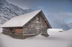 Hüethütte Trübsee, Nidwalden. (Bild: Caroline Pirskanen, 11. Dezember 2018)