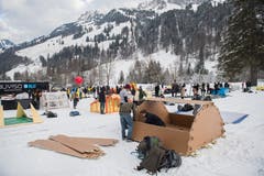 Impressionen vom Härtetest. (Bild: Boris Bürgisser, Melchtal, 13. Dezember 2018)