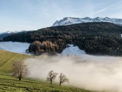 Nebelmeer am Abend beim Holderenkäppeli. (Bild: Theres Nussbaumer, 18. Dezember 2018))