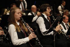 Am Konzert mit dem Titel One Night In New York des Musikvereins Seedorf gab es mehrere Highlights. (Bild: Florian Arnold, Altdorf, Theater Uri, 1. Dezember 2018)