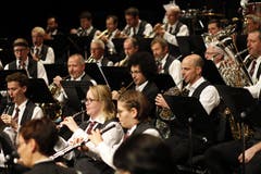 Am Konzert mit dem Titel One Night In New York des Musikvereins Seedorf gab es mehrere Highlights. (Bild: Florian Arnold, Altdorf, Theater Uri, 1. Dezember 2018)