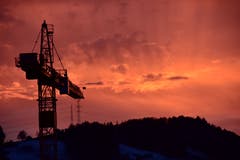 Abendstimmung in St.Gallen Haggen (Bild: Rolf Tobler)
