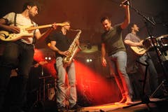 The Krabbers bei ihrem Auftritt im Theater uri in Altdorf. (Bild: Urs Hanhart, 15.12.2018)