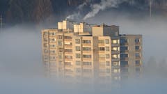 Über dem Nebel in Wattwil. (Bild: Tobias Aebi)