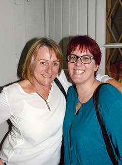 Gut drauf: Stephanie Pfäffli und Sandra Grünenfelder.