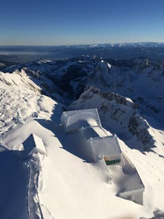Prachtswetter am Stefanstag auf dem Säntis! "All wiede schö". (Bild: Barbara Büchel)