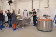 19. März: In der Landwirtschaftlichen Schule Salez wird die neue Schulkäserei eröffnet. (Bild: Katharina Rutz)