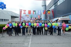 14. September: Anlässlich der Sennwalder Industrietage gewähren über 30 Firmen Einblicke in ihre Produktionsstätten, Produkte und Tätigkeiten. Eröffnet wird der Anlass von Regierungsrat Benedikt Würth. (Bild: Corinne Hanselmann)