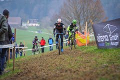 Nichts für schwache Beine: Das Radquer in Pfaffnau (Bild: Chris Roos (Pfaffnau, 26. Dezember 2018)
