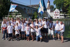 29. Juni bis 1. Juli: Am Eidgenössischen in Bremgarten brillierten die Buchser Pontoniere einmal mehr in den Schnürwettkampfen. Gleich vier Kategoriensiege sicherten sie sich am Saisonhöhepunkt. Bild: PD