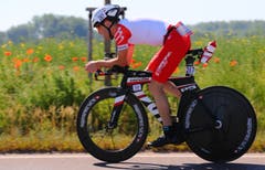 27. Mai: Philipp Gubler aus Werdenberg gewann in Zofingen seine erste Goldmedaille an Schweizer Meisterschaften – jedoch nicht in seiner Sportart Triathlon, sondern im Duathlon.Bild: PD