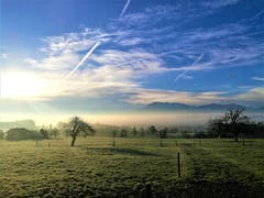 Mystische Morgenstimmung in der Naturlandschaft von Hildisrieden. (Bild: Urs Gutfleisch (Hildisrieden, 28. Dezember 2018))