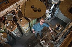 Steil nach oben: Ofenbauer Pierre Nemitz aus Beckenried wurde aus dem Stand und ohne Parteiunterstützung trotz Proporz-Wahl Landrat. (Bild: Corinne Glanzmann (6. März 2018))