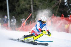 Die 25-Jährige setzte im zweiten Lauf alles auf eine Karte. (Bild: EPA/CHRISTIAN BRUNA)