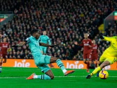 Da war die Welt für Arsenal noch in Ordnung: Ainsley Maitland-Niles traf in der Startphase zum 1:0 für die Gäste aus London (Bild: KEYSTONE/EPA/PETER POWELL)
