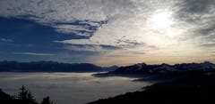 St.Anton AI: Gebirgspanorama in stimmungsvollem Licht. (Bild: Klaus Businger)
