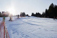 Blick auf die Piste auf der Ochsenweid. (Bild: Jakob Ineichen (Sörenberg, 29. Dezember 2018))