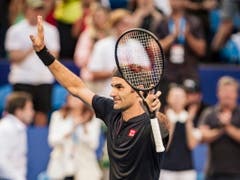 Roger Federer gelingt am Hopman Cup in Perth ein Saisonstart nach Mass (Bild: KEYSTONE/EPA AAP/TONY MCDONOUGH)