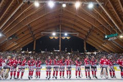 Die Enttäuschung beim Team Canada ist riesig, hatte man doch den vierten Titel in Folge vor Augen. Bild: Melanie Duchene / Keystone (Davos, 31.12.2018)