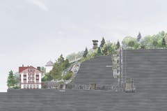 Projekt Fels: Das ist geplant. Visualisierung: PD
