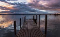 Abendstimmung am Zugersee (Bild: Daniel Hegglin (Zug, 4. Dezember 2018))