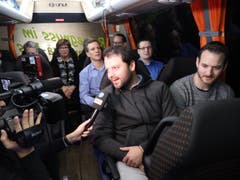 Früh aufstehen: Der Fanbus von Altdorf nach Bern fährt pünktlich um 5.15 Uhr ab. (Bild Florian Arnold)