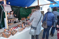 Adventsmarkt im «Solino» in Bütschwil. (Bild: Beat Lanzendorfer, 07.12.2018)