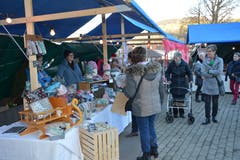 Adventsmarkt im «Solino» in Bütschwil. (Bild: Beat Lanzendorfer, 07.12.2018)