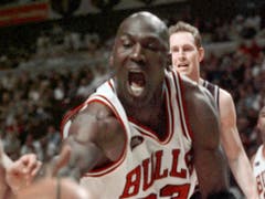 Eine der grössten Sportlegenden der Geschichte: Michael Jordan (Bild: KEYSTONE/AP/BETH A. KEISER)