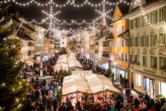 Während drei Tagen findet in Willisau der traditionelle Christkindli-Märt statt. (Bild: Philipp Schmidli, Willisau, 7. Dezember 2018)