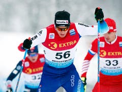 Die Pace nicht durchgehalten: Dario Cologna fiel in Beitostölen in der zweiten Streckenhälfte auf den 17. Platz zurück (Bild: KEYSTONE/AP NTB scanpix/TERJE PEDERSEN)