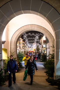 Das Städtchen Willisau steht ganz im Zeichen der Vorweihnacht. (Bild: Philipp Schmidli, Willisau, 7. Dezember 2018)